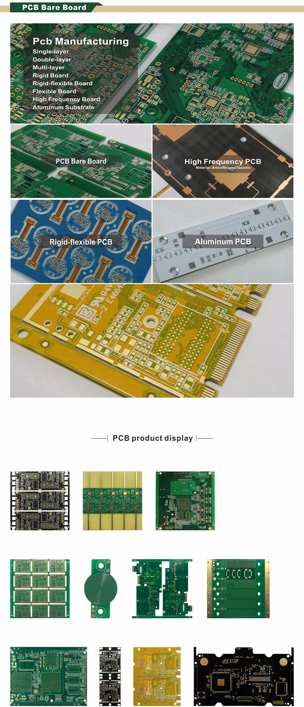 Custom PCBA PCB Assembly Manufacturer Product Design with Electronics Manufacturing Services