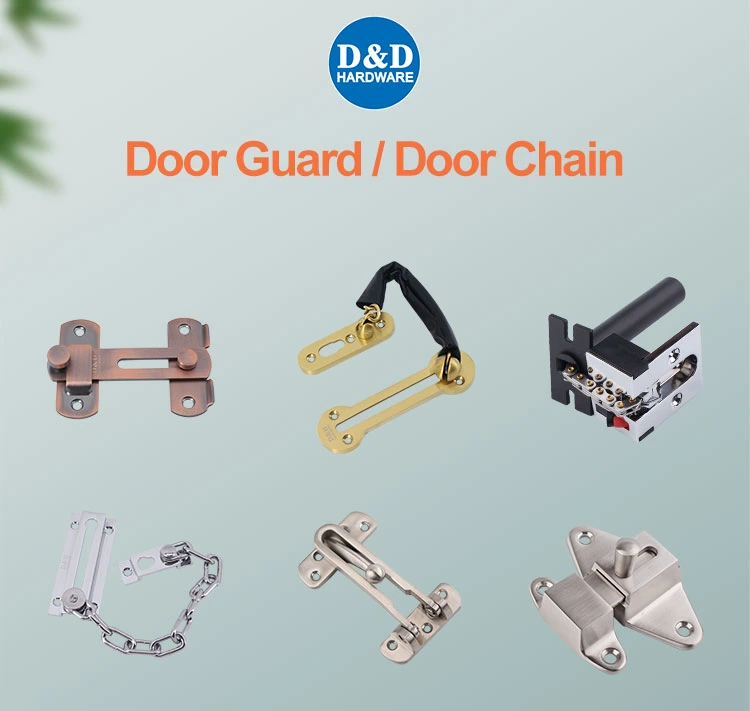 Door Chain Lock Zinc Alloy Polish Golden Finish