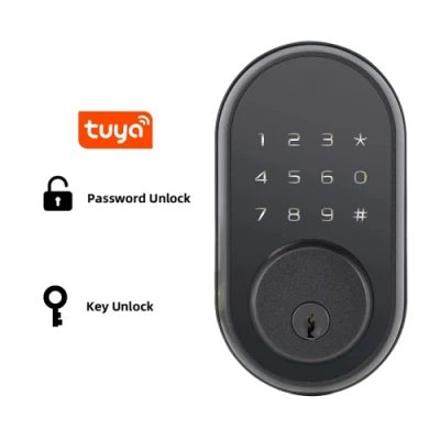 Быстрая установка Электронные замки Smart Lock Digital Deadbolt Cerraduras Inteligentes Wi-Fi Tuya APP "Умный болт" Smart Door Lock