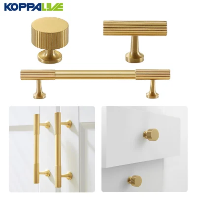 Ручка Koppalive Gold Luxury Kitchen Door ручка латунь для шкафа И выдвижной ящик