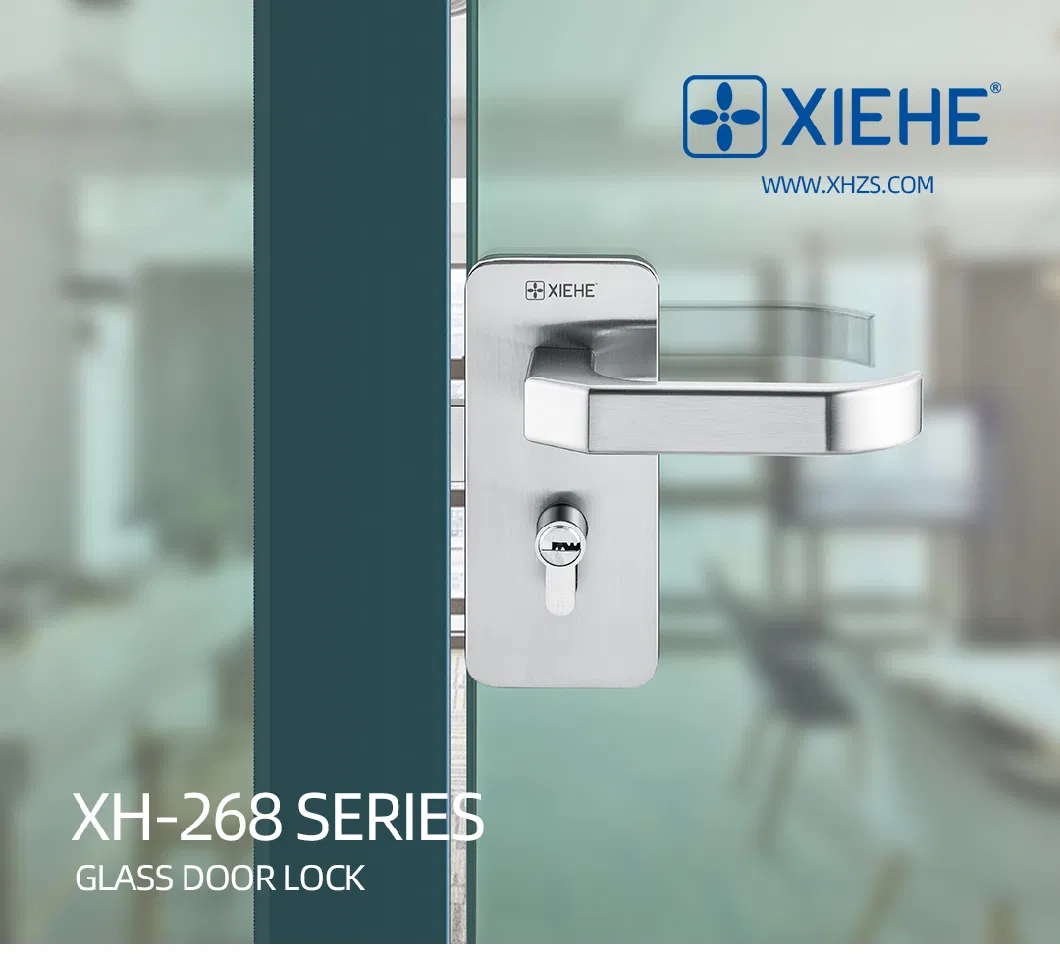 Xh-268 China Supplier Door Hardware Stainless Steel Glass Security Door Lock