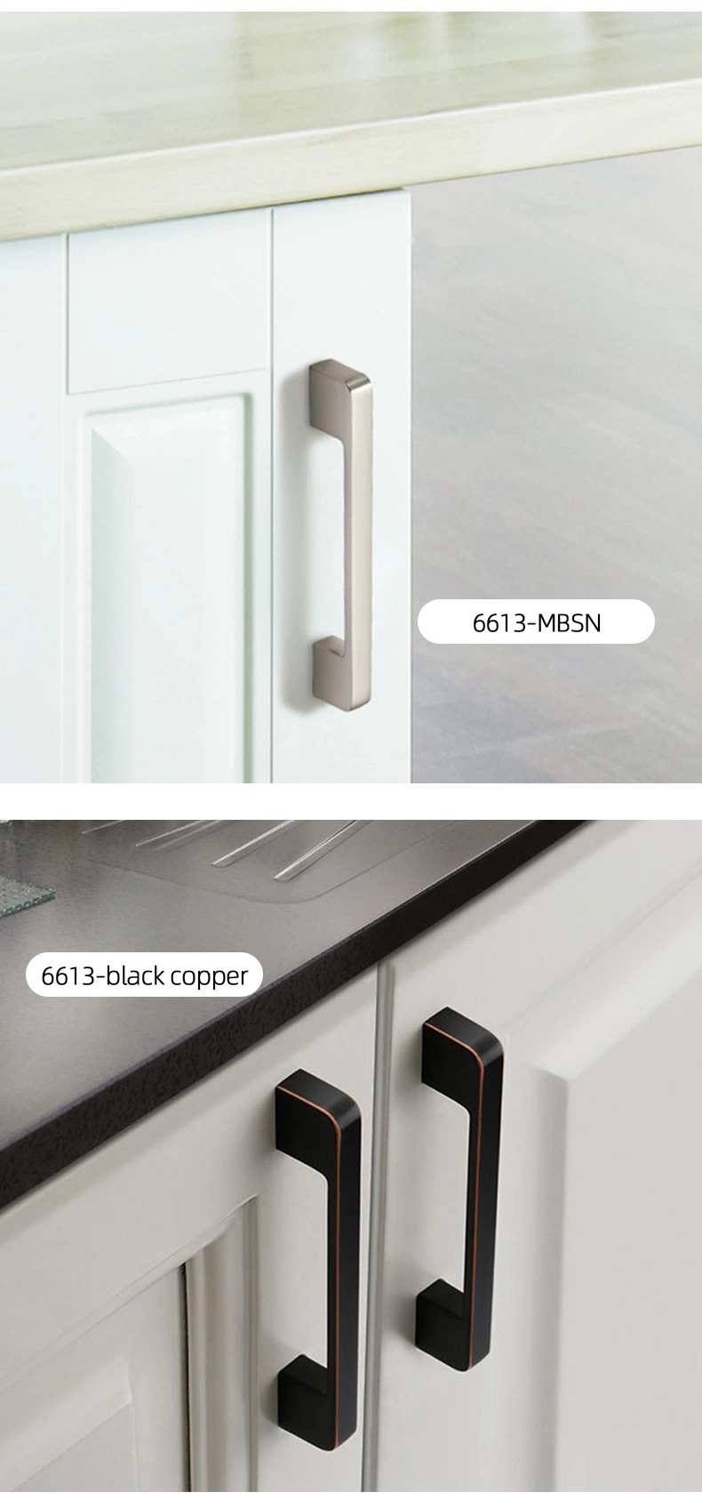 Zinc Alloy Handle Drawer Cabinet Wardrobe Door Handle