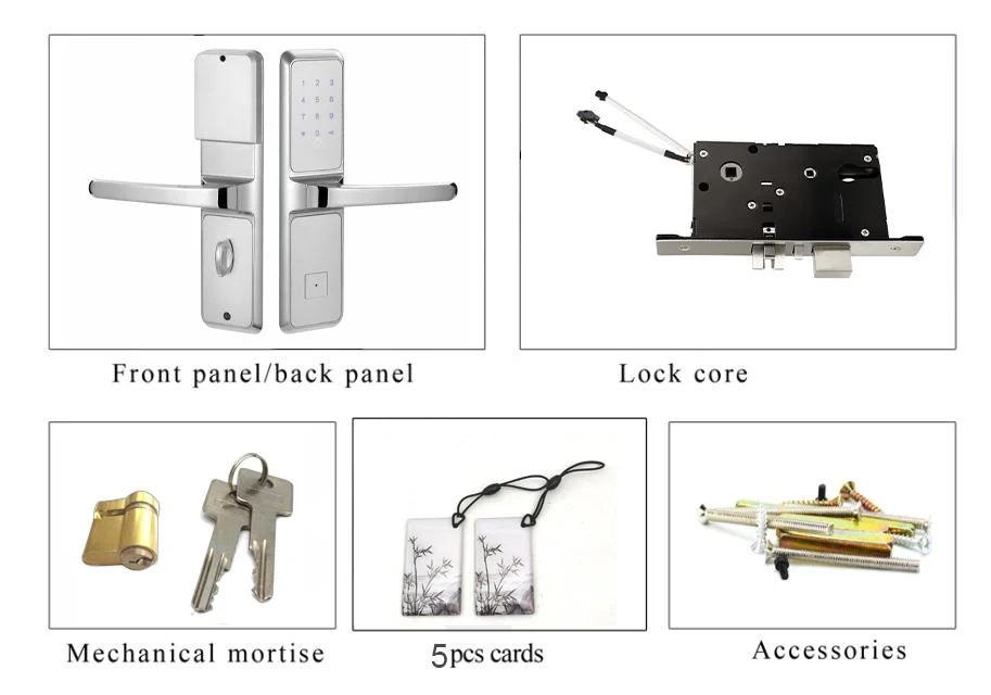 Office Keyless Entry Bluetooth Smart Digital Door Lock with Keys