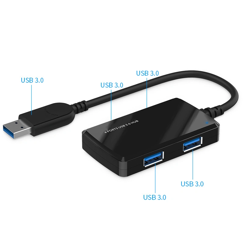 USB Hub Portable 4 Port USB 3.0 Hub