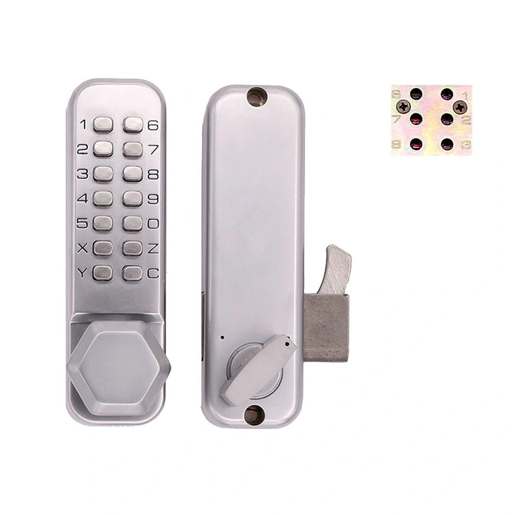 Keyless Digital Combination Push Button Security Door Mechanical Keypad Code Door Lock