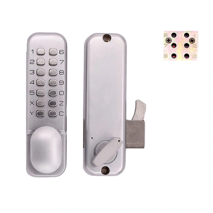 Keyless Digital Combination Push Button Security Door Mechanical Keypad Code Door Lock