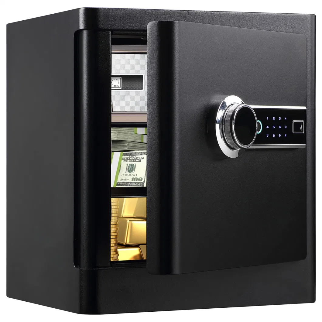 High Security Steel Biometric Fingerprint Office Hotel Home Cabinet Safe