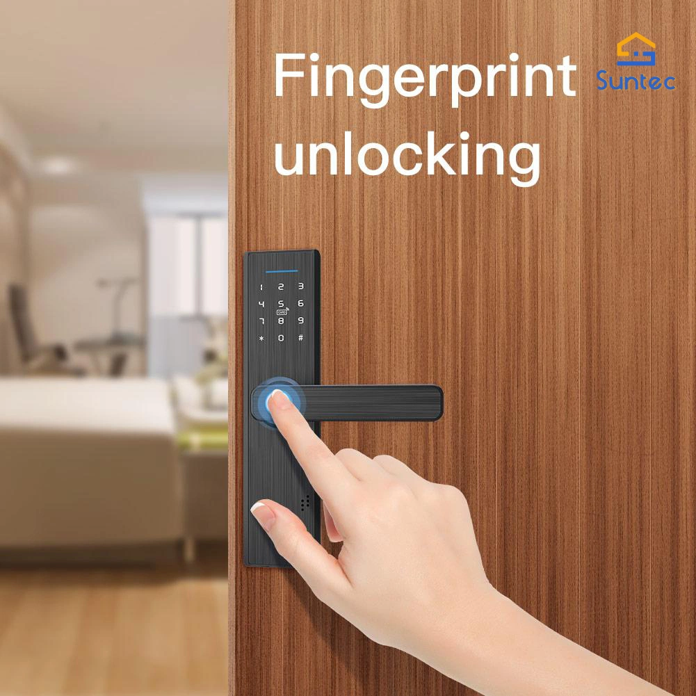 Tuya WiFi Smart Lock Digital Electronic Fingerprint Touch Camera