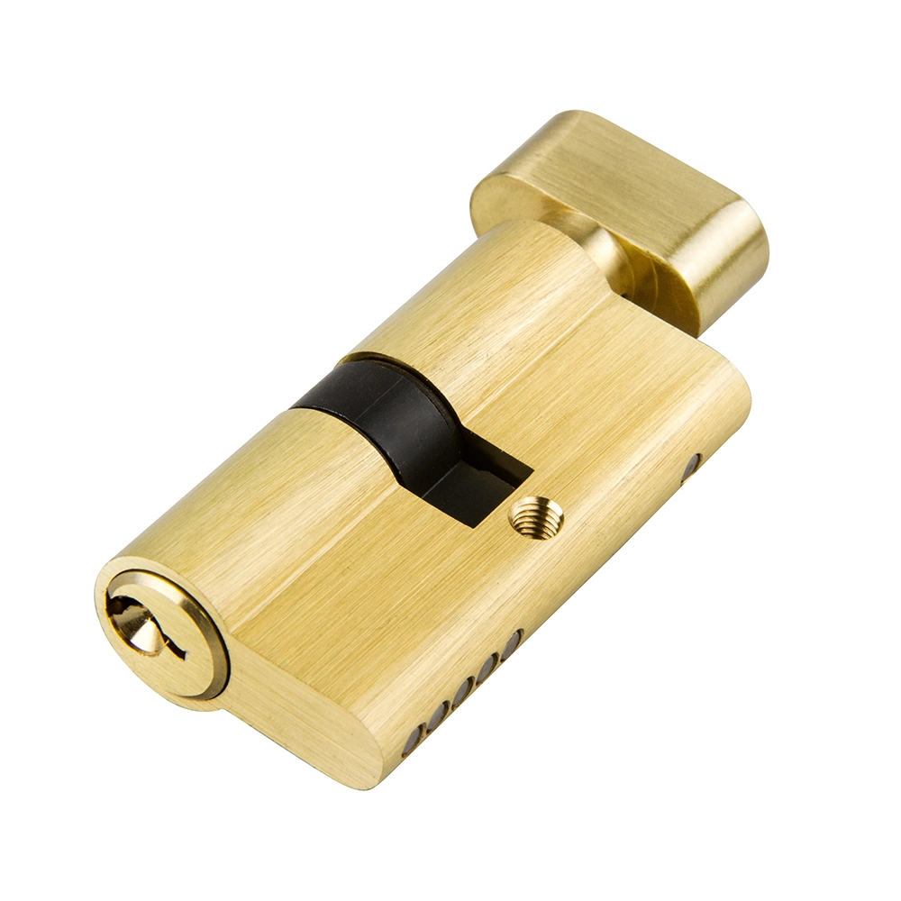 Rose Golden Euro Profile Brass Master Key Cylinder Lock Body Cylinder Door Lock