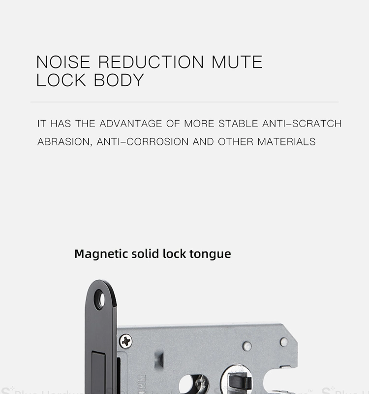 Ecological Door Lock Ultra Modern Design Simple Aluminum Alloy Door Handle Bedroom Interior Door Lock