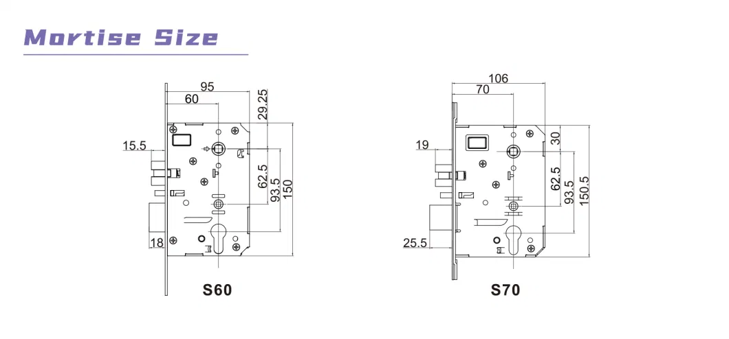 RFID Card Security Gate System Keyless Entry Safe Electric Electronic Handle Locking Keys Door Cylinders Hotel Lock