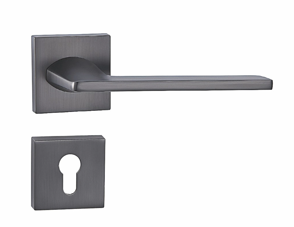 Room Handle Mortice Home Door Lock with Key Interior Zinc Material Door Handle Lock-R40-H044