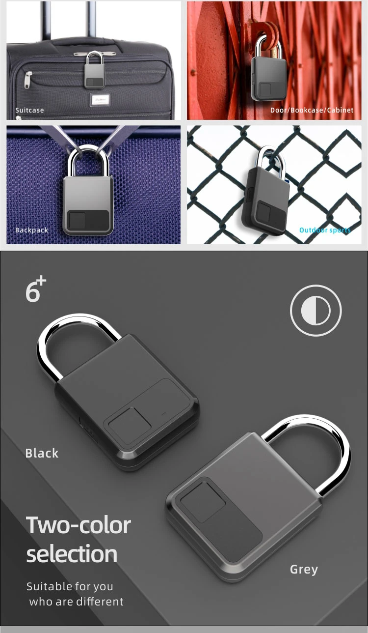 Smart Biometric Fingerprint Door Padlock Lock