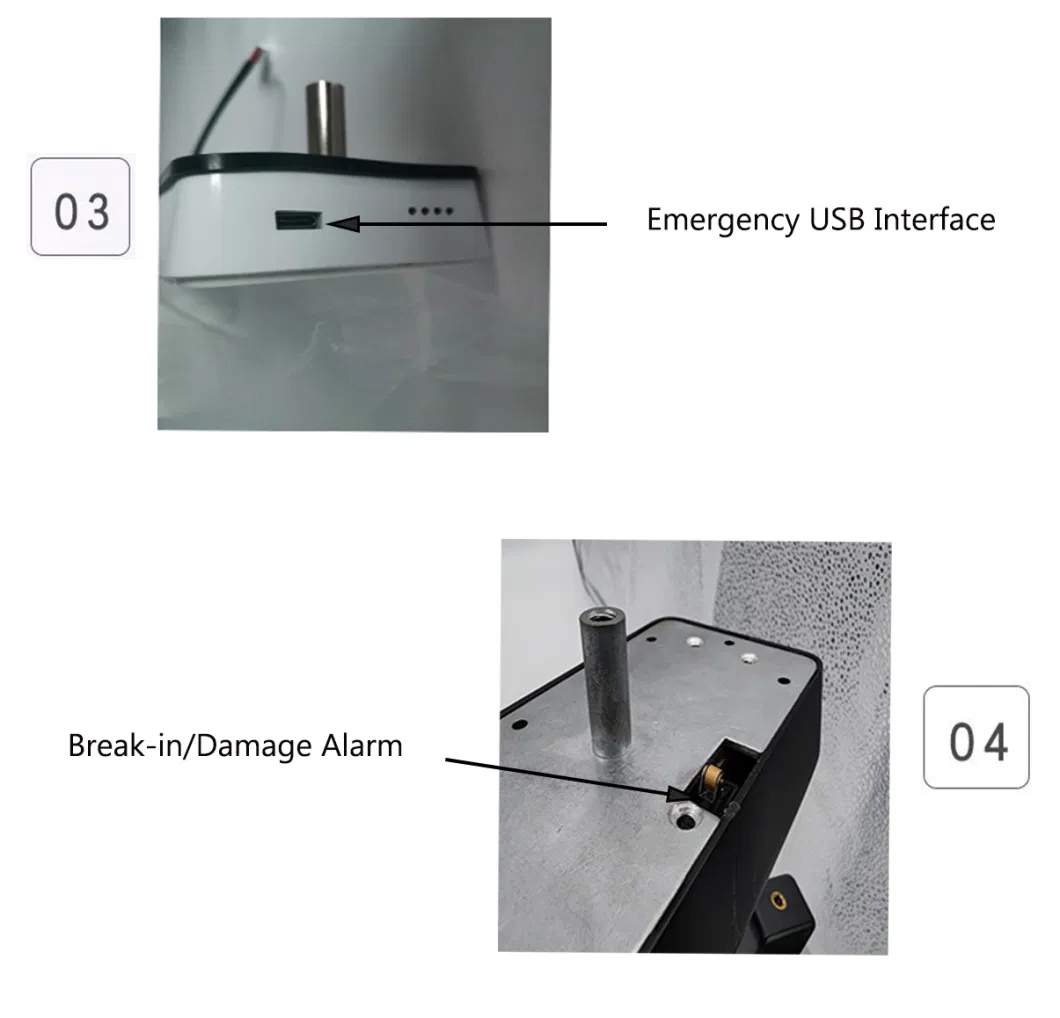 The New Electronic Fingerprint Smart Door Lock Biometric Lock with Fingerprint/Bluetooth/Key/Card/Password