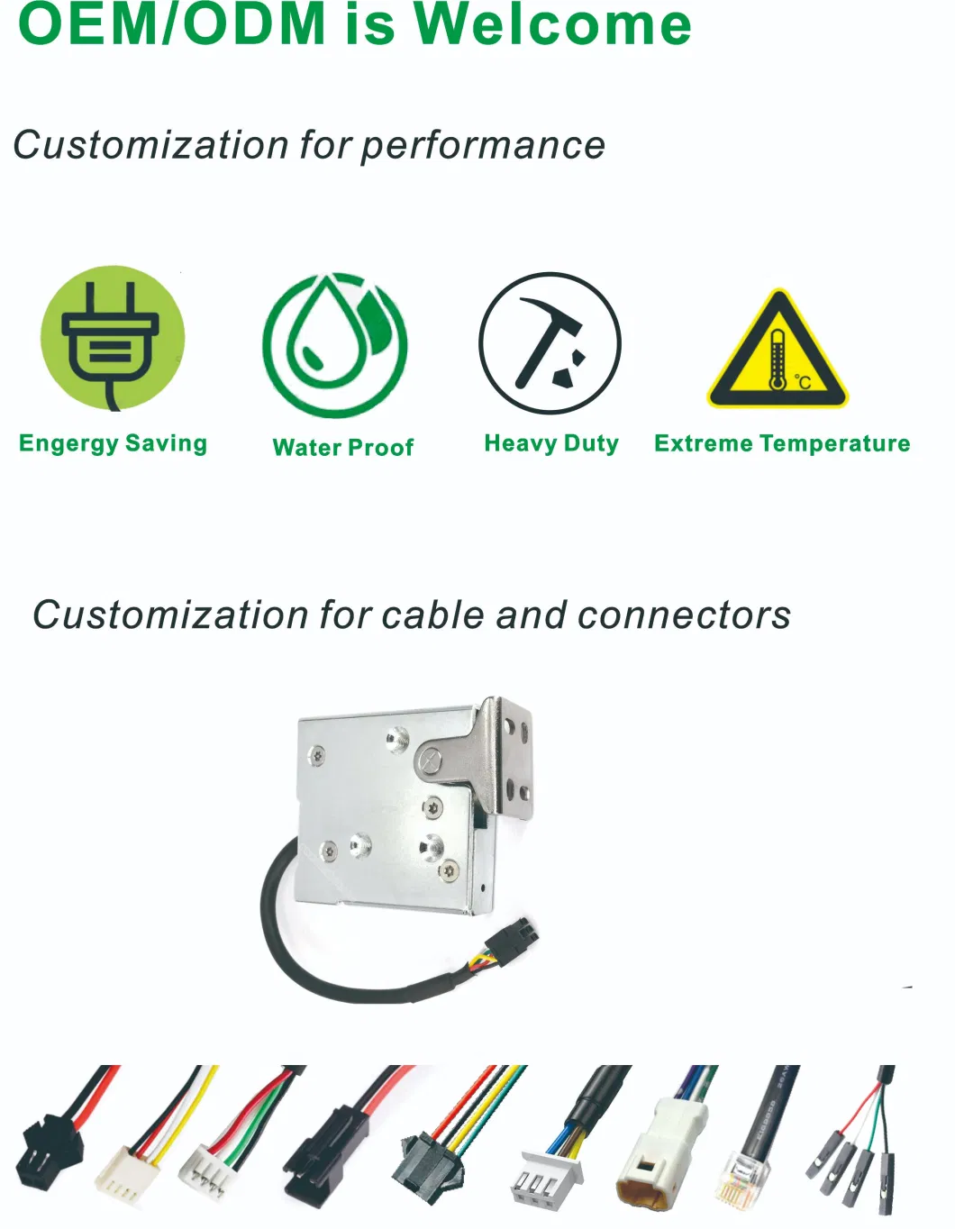 Weather Resistant Electric Keyless Cabinet Lock for Outdoor Electrical Cabinets