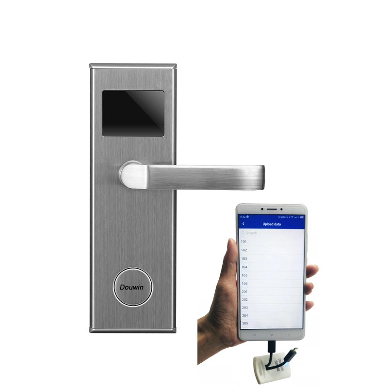 Price Low Smart Card Handle Digital Door Lock