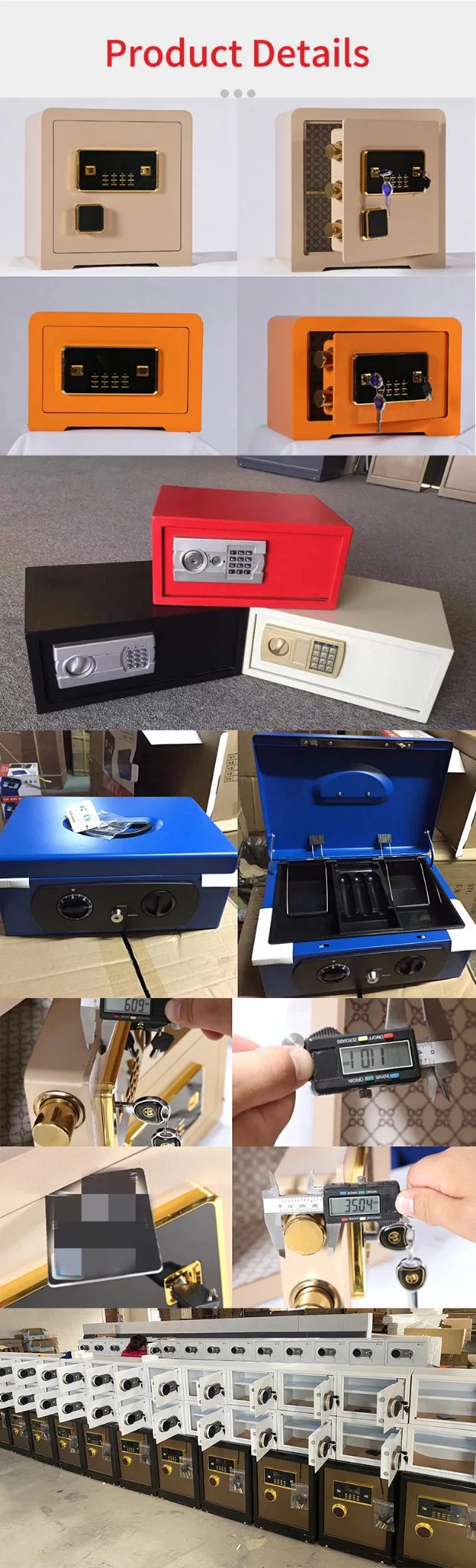 Fingerprint Lock Metal Smart Safe