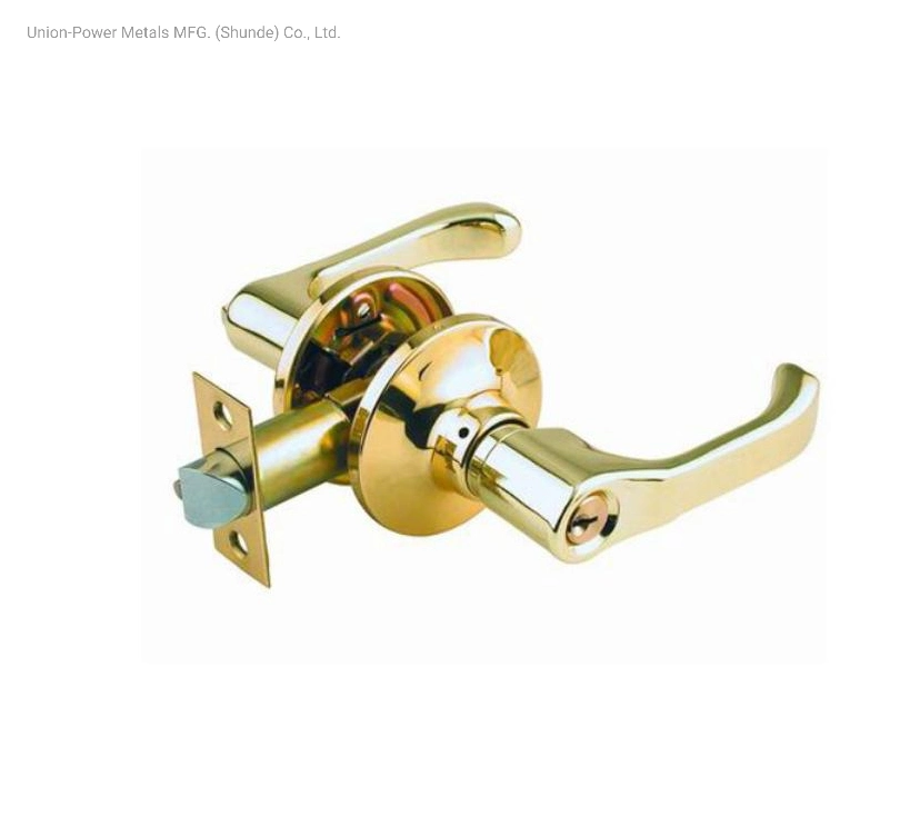 Lever Handle Lockset Cabinet Handle for Wood Door Rosette Lock