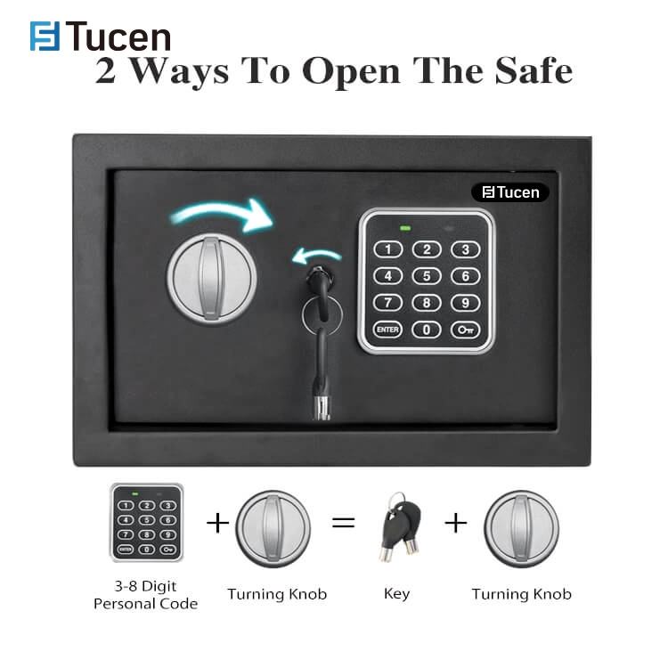 Cute Cheap Digital Smart Security Safe Box Lock and Keys Safe with Key Lock Wholesale From China