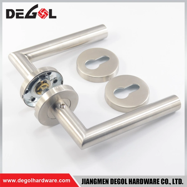 Stainless Steel Simple Door Handle Precision-Cast Wooden Door Levers