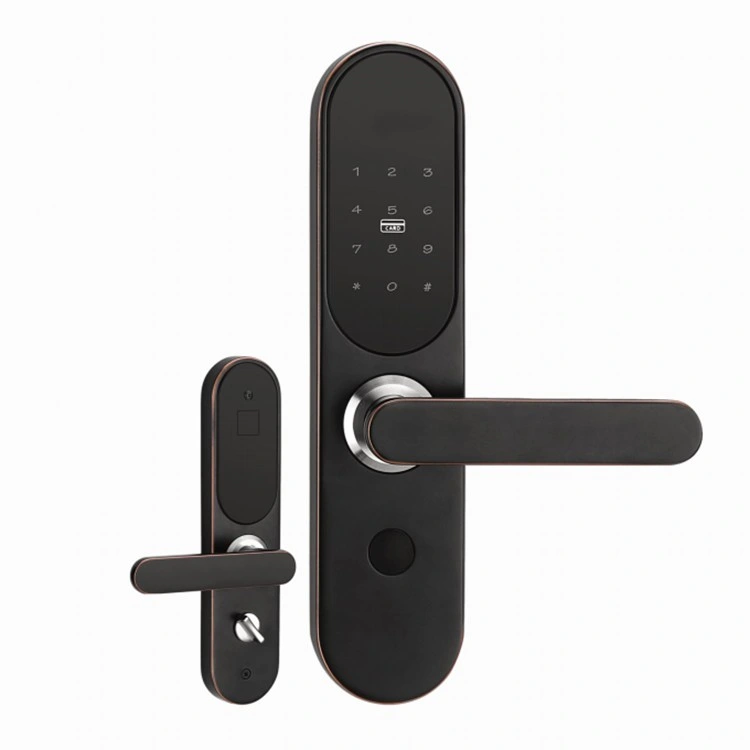 Safe Combination Magnetic Fingerprint Hardware Digital Door Smart Lock Handle