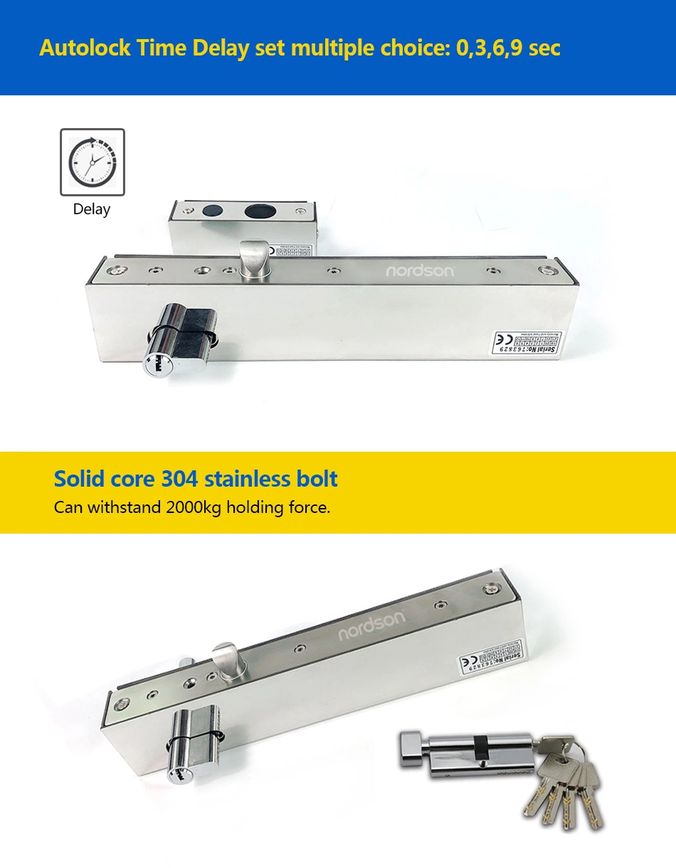 Smart External Installation Fail Secure 304 Sturdiness Steel Electric Mortise Lock