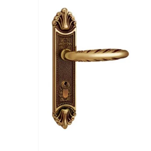 High Quality Door Handle Vintage Style Design Door Lock Brass Door Handle Lock