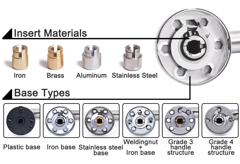 304 Stainless Steel Combination Handle Door