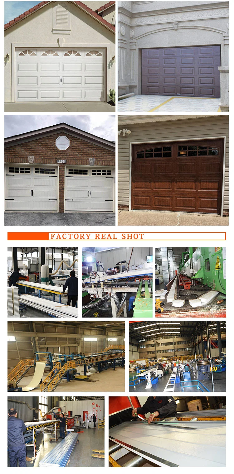 Golden Supplier Carriage House Garage Door Entry Garage Door Hurricane Rated China Wholesale Folding Aluminium Garage Door