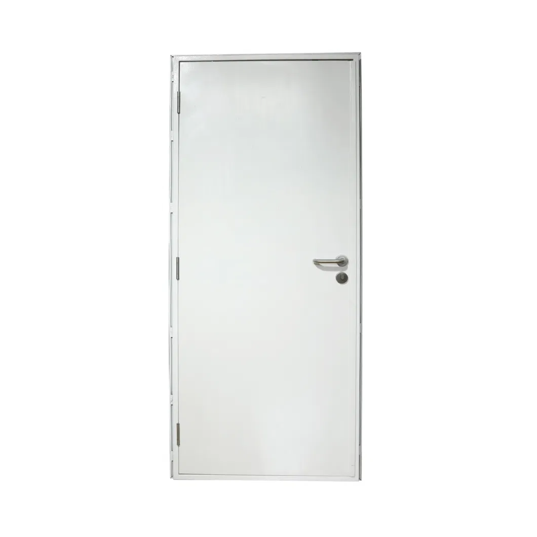 High Quality Cheap Prehung Modern Design Entry T Interior Steel Door Tubular Lock