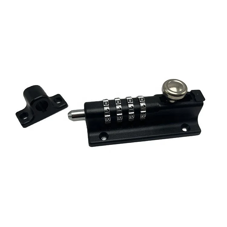 4 Digit Pin Code Combination Slide Bolt Lock