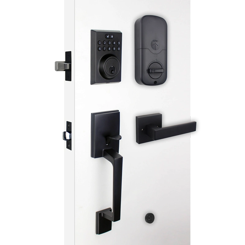 60-70mm Adjustable Latch Tuya Smart Entrance Lock