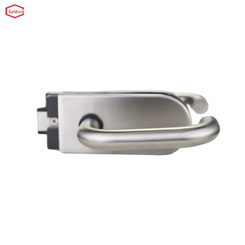 Stainless Steel Commercial Glass Frameless Keyless Door Lock with Handle