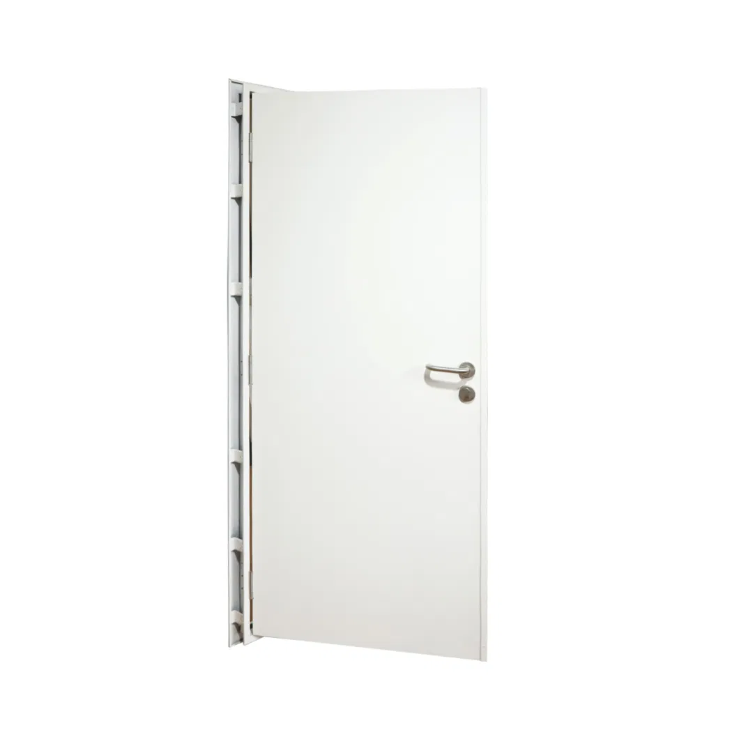 High Quality Cheap Prehung Modern Design Entry T Interior Steel Door Tubular Lock