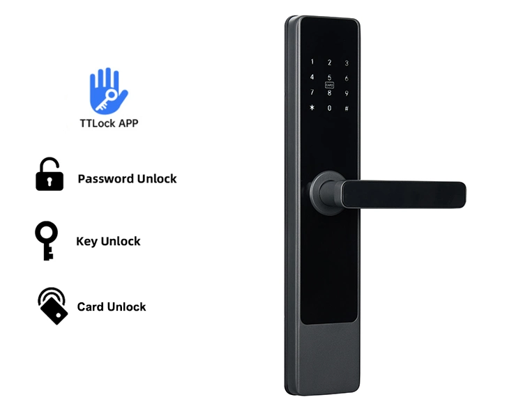 High Security Wireless Digital Door Lock Keyless WiFi APP Tt Lock Smart Home Electronic Combination Door Locks