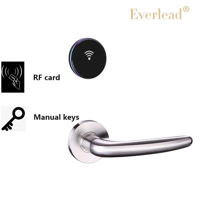 Apartment Safety Modern Split Design American Standard Mortise Keyless RFID MIFARE Card Hotel Smart Door Locks