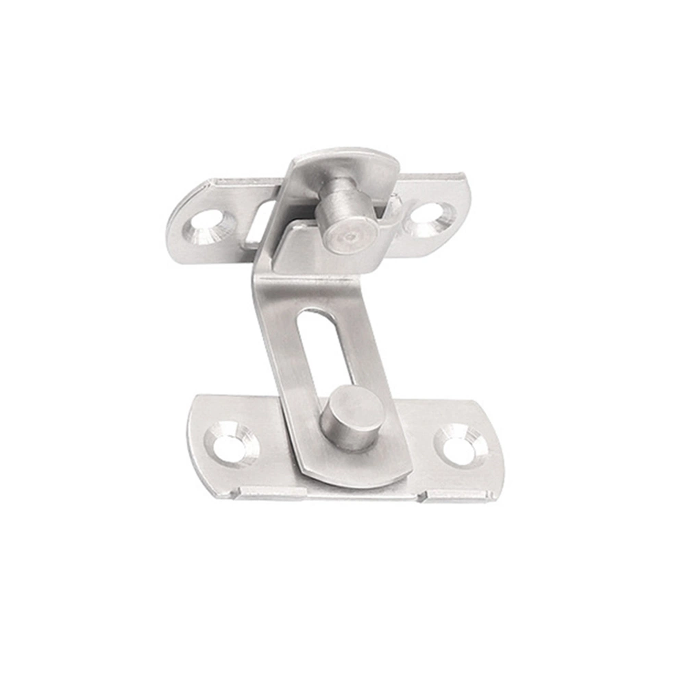 90 Degree Hasp Latches Stainless Steel Sliding Door Chain Locks Security Tools Hardware for Window Cabinet Hotel Home