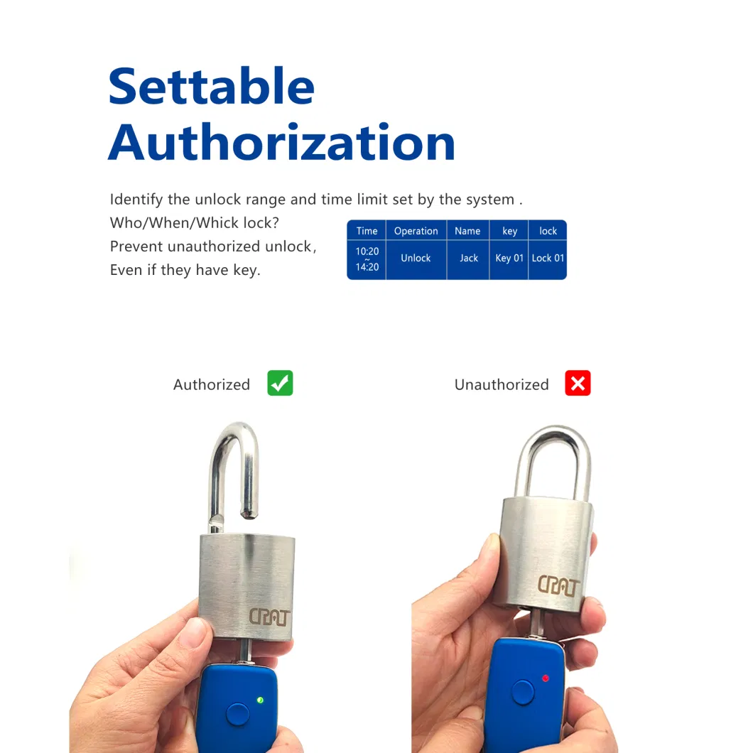 Mobile Cotorlled Smart Cabinet Lock with Records to All Access