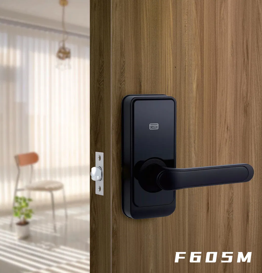 High Quality American Standard Mortise Electronic RFID Key Card Hotel Door Lock with Management Software System