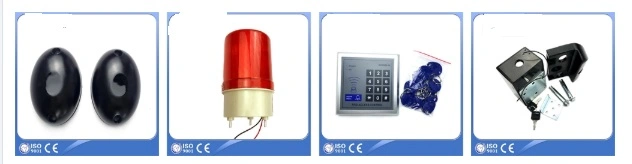 Alarm Lamp Photocell and Electric Latch Gate Automatic Swing Gate Motor