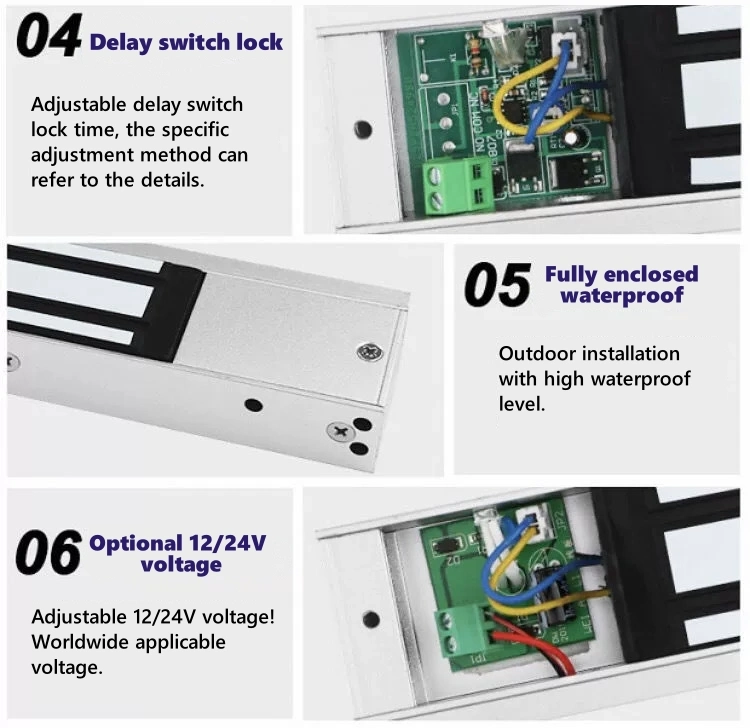 China Manufacturer Single Door 500kg Magnetic Lock Fire Door Access Control