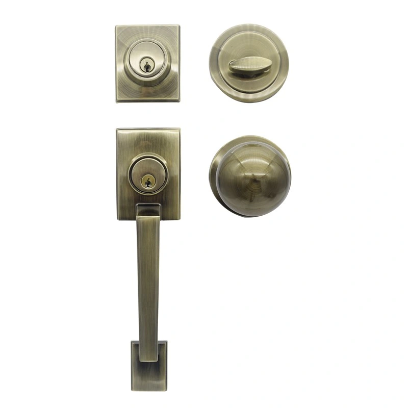 New Design Residential Big Handle Pull Grip Split Door Lock Set