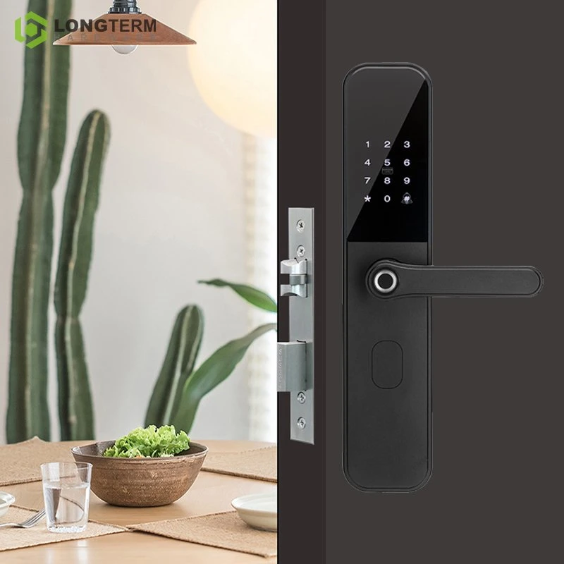 Electronic Intelligent Fingerprint Smart Lock with APP/Card/Key/Code for Home Office