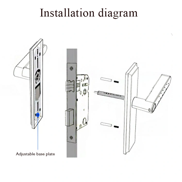 Biometrics Tt Lock APP Double Fingerprint Door Lock Smart Door Lock