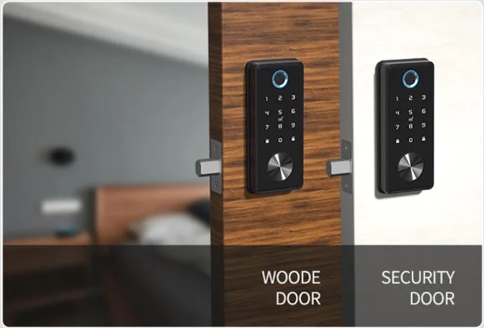 Card and Key Smart Home Security Digital Intelligent Password Electronic Fingerprint Door Lock