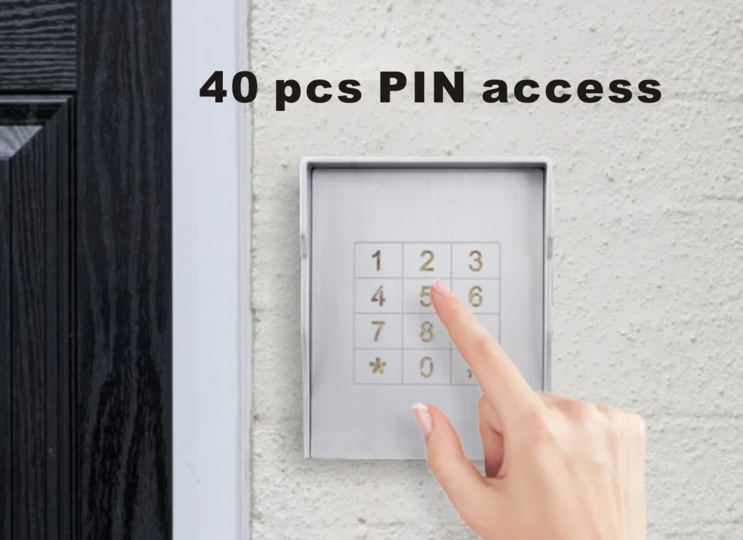 Gooseneck Tunnel Metal Panel Door Control Code Access Touch Button Access Control Keypad