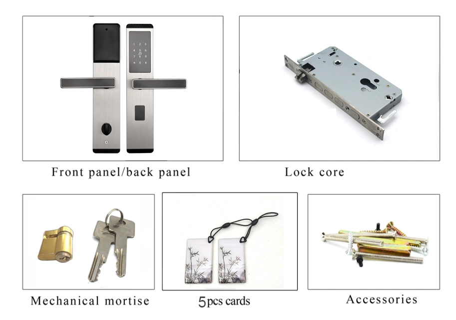 Stainless Steel Electronic Deadbolt Ttlock APP Digital Smart Lock