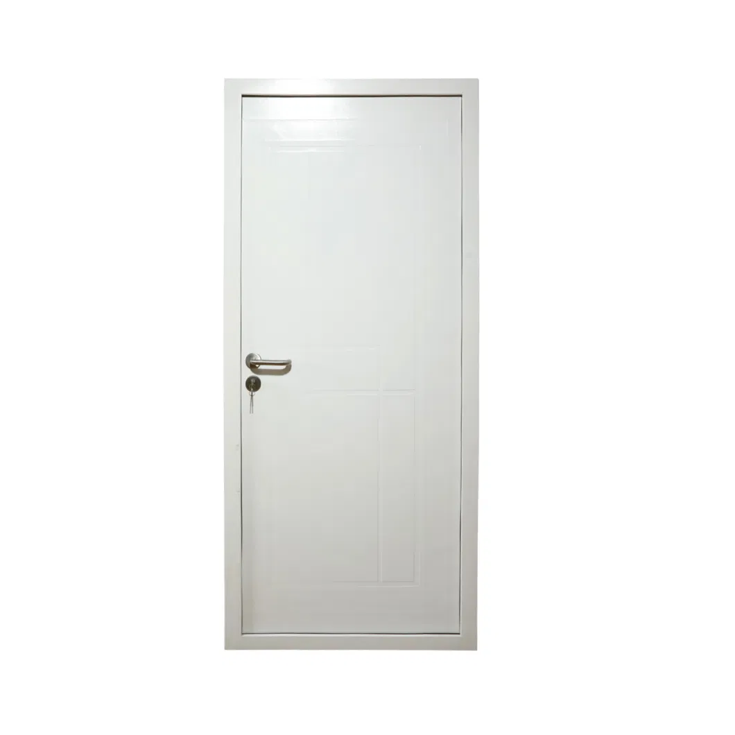 High Quality Cheap Prehung Modern Design Entry T Interior Steel Door Tubular Lock