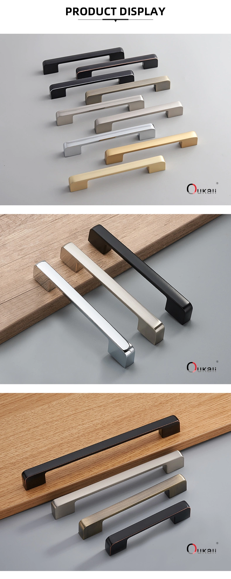 Zinc Alloy Handle Drawer Cabinet Wardrobe Door Handle