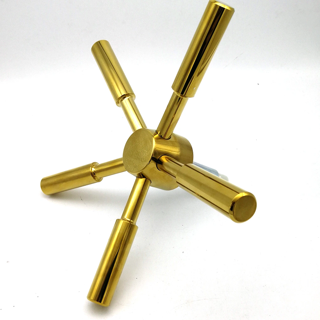 High Quality Brass 5 Spoke Safe Handle for Gun Safe